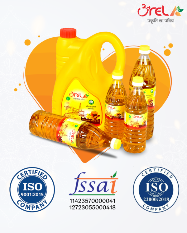 Arela Yellow Mustard Oil - 1Ltr - Image 4