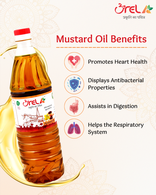 Arela Mustard Oil - 1Ltr - Image 4