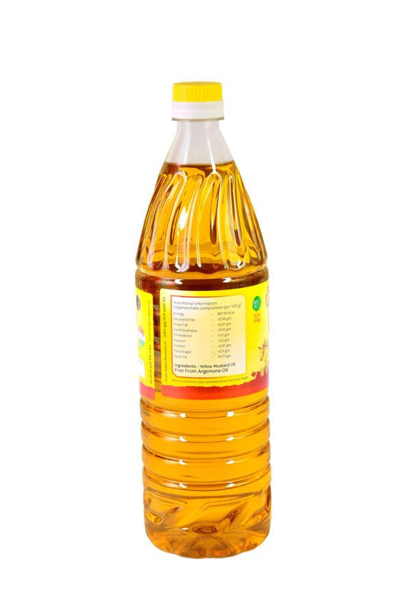 Arela Yellow Mustard Oil - 1Ltr - Image 2